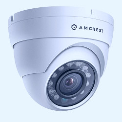 Amcrest ProHD Outdoor 1080P POE Dome IP Security Camera - IP67  Weatherproof, 1080P (1920 TVL), IP2M-844E (Black)